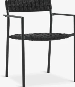 KAPPRUET + TRILLEVALLENKAPPRUET L65 table + 2 TRILLEVALLEN chaises noir