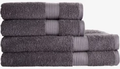 KARLSTADGoldServiette de toilette KARLSTAD 50x100 gris foncé