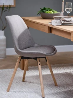 KASTRUPChaise KASTRUP tissu sable/chêne naturel