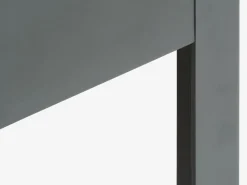 KILDENCadre de lit KILDEN 90x200 gris foncé
