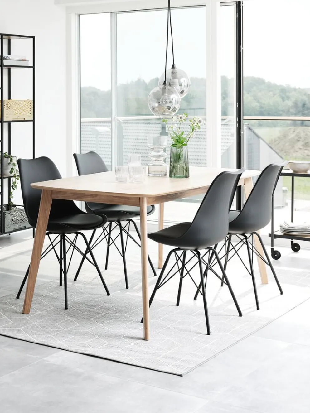 KLARUPChaise KLARUP noir/noir
