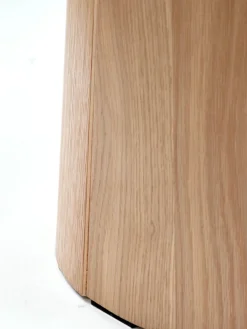 KLIPLEVTable basse KLIPLEV Ø80 coloris chêne naturel