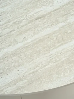 KLIPLEVTable KLIPLEV Ø120 coloris travertin/beige