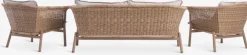 KOEPINGEnsemble lounge KOEPING 4,5 personnes naturel
