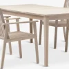 KOLLEN + RADSTEDKOLLEN L205 table + 4 RADSTED chaises acacia