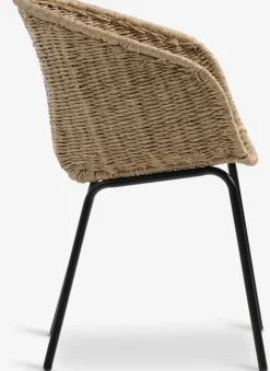 KOLLEN + TUERNEKOLLEN L205 table acacia + 4 TUERNE chaises naturel