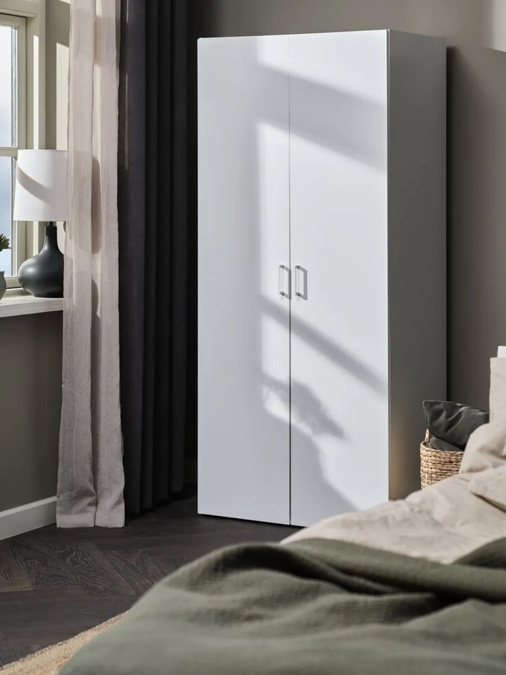KORUPArmoire KORUP 78x176 2 portes blanc