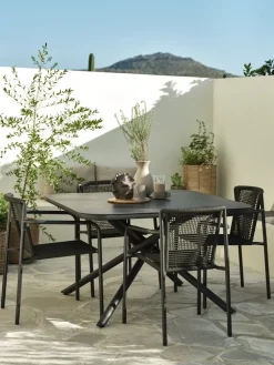 KRISTIANSTADChaise empilable KRISTIANSTAD vert foncé