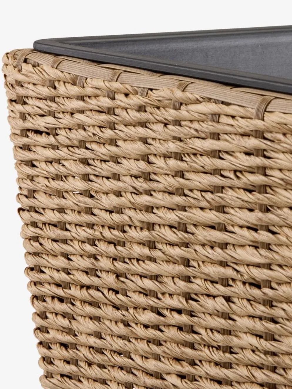 KUBBPanier pour plantes KUBB l36xL36xH70 naturel