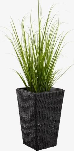 KUBBPanier pour plantes KUBB l30xL30xH50 noir
