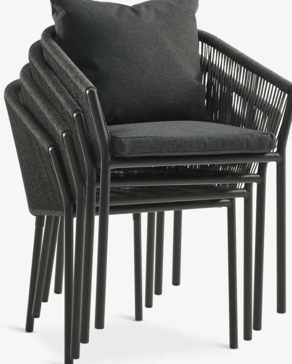 KUMLA + GILJAKUMLA L150 table + 4 GILJA chaises gris