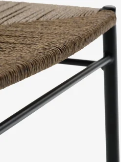 KUMLA + TAGMARKKUMLA L200 table gris + 4 TAGMARK chaises noir