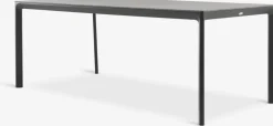 KUMLA + TAGMARKKUMLA L200 table gris + 4 TAGMARK chaises noir