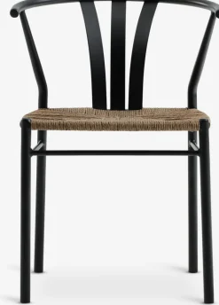 KUMLA + TAGMARKKUMLA L150 table gris + 4 TAGMARK chaises noir