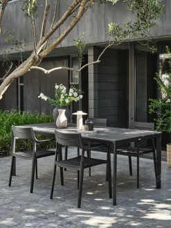 KUMLATable de jardin KUMLA l95xL200 gris