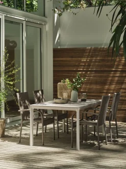KUMLATable de jardin KUMLA l95xL150 beige