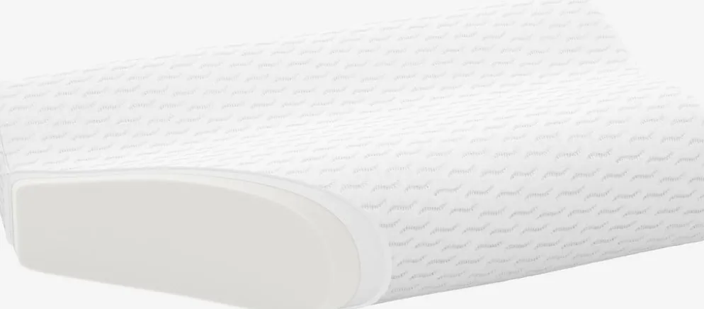 KVINAPlusOreiller mousse à mémoire de forme 30x50x10/7 WELLPUR KVINA