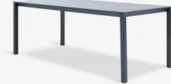 LANGET + GLOMFJORDLANGET L207 table + 4 GLOMFJORD chaises noir