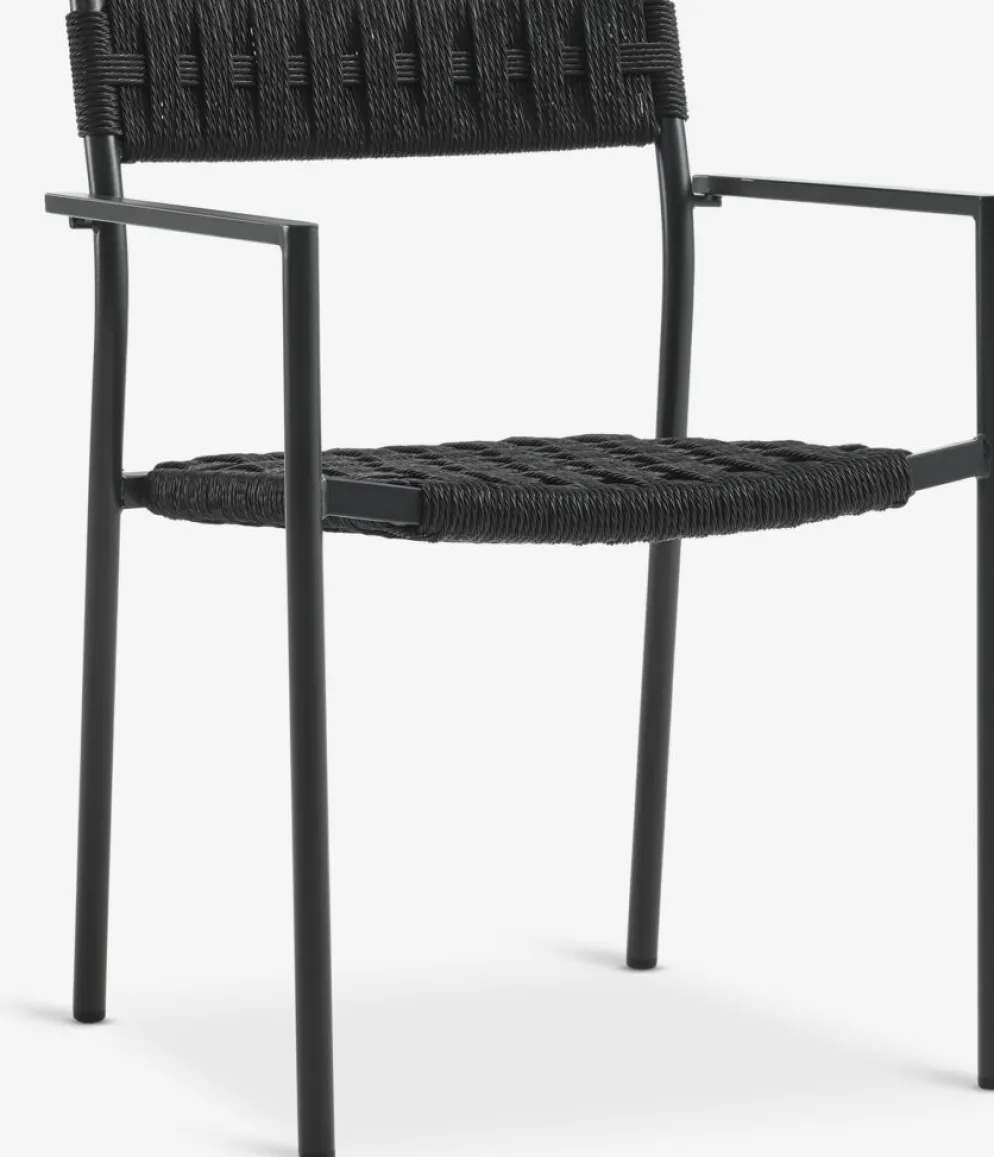 LANGET + TRILLEVALLENLANGET L207 table + 4 TRILLEVALLEN chaises noir