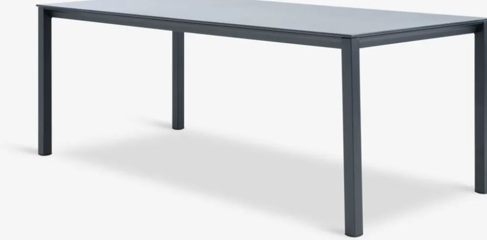 LANGET + TRILLEVALLENLANGET L207 table + 4 TRILLEVALLEN chaises noir