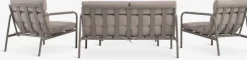 LILLESTROEMEnsemble lounge LILLESTROEM 4 personnes sable foncé