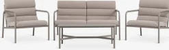 LILLESTROEMEnsemble lounge LILLESTROEM 4 personnes sable foncé