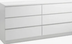 LIMFJORDENCommode 3+3 tiroirs LIMFJORDEN blanc