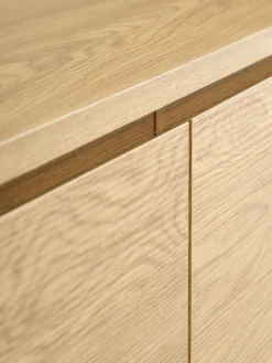 LIMFJORDENMeuble TV LIMFJORDEN 2 tiroirs 1 porte coloris chêne chaud