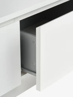 LIMFJORDENMeuble TV LIMFJORDEN 2 tiroirs 1 porte blanc