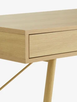 LINDVEDBureau LINDVED 48x120 2 tiroirs coloris chêne naturel