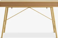 LINDVEDBureau LINDVED 48x120 2 tiroirs coloris chêne naturel