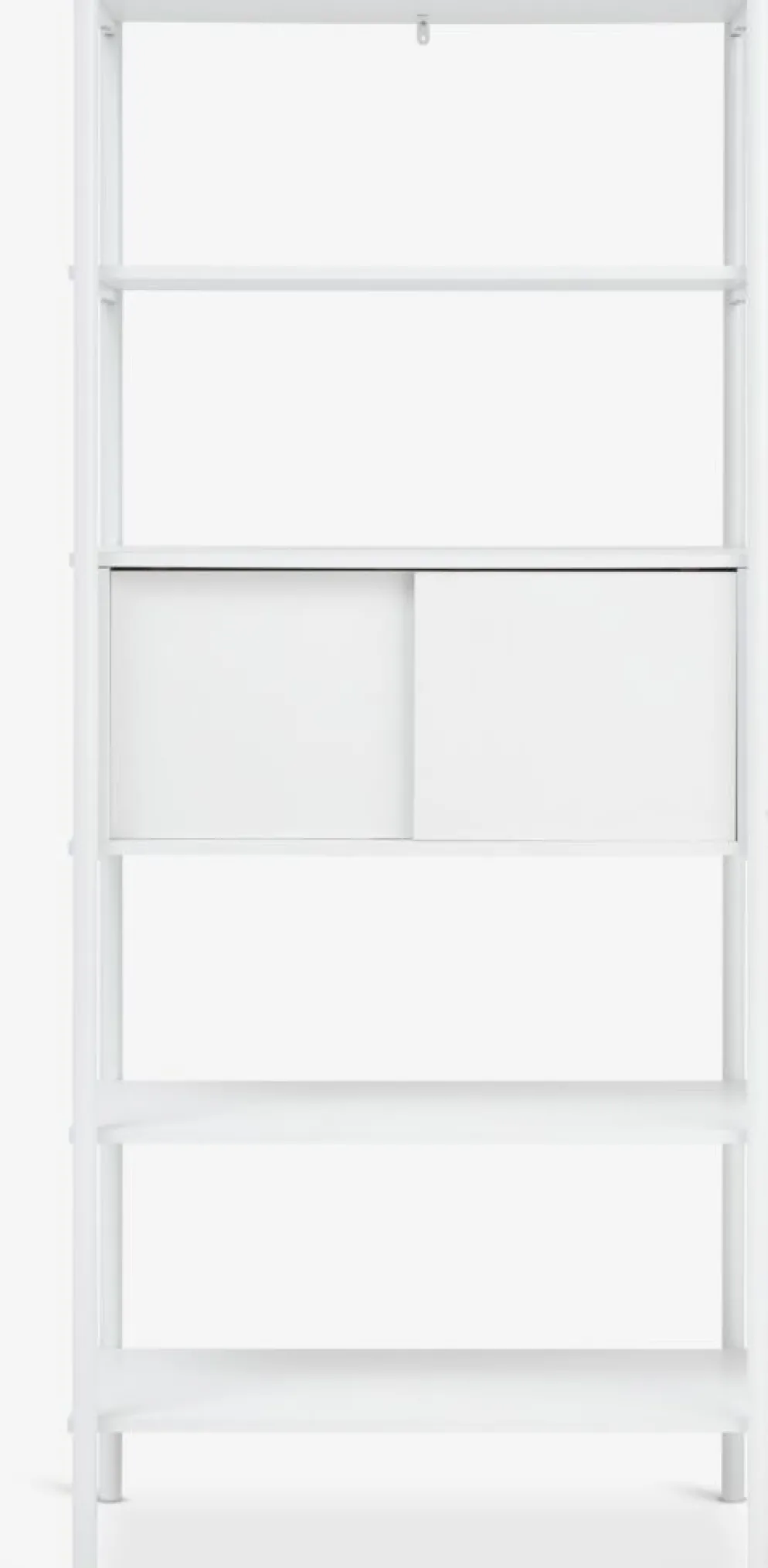 LINDVEDÉtagère LINDVED 6 tablettes 2 portes blanc