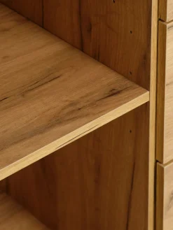 LINTRUPBuffet LINTRUP 1 porte 3 tiroirs coloris chêne naturel