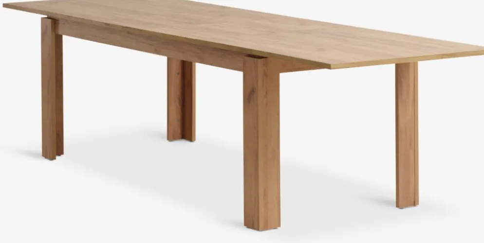 LINTRUPTable LINTRUP 90x190/280 coloris chêne naturel