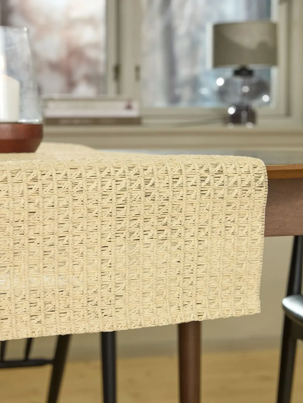 LUNDALMChemin de table LUNDALM 37x150 naturel