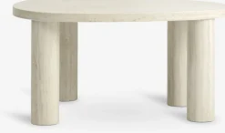 LUNDEBORGTable basse LUNDEBORG 68x85 coloris travertin