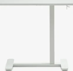 LUNDTOFTBureau à hauteur réglable a/vérin à gaz LUNDTOFT 40x70 blanc