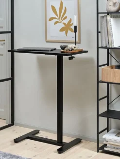LUNDTOFTBureau à hauteur réglable a/vérin à gaz LUNDTOFT 40x70 noir