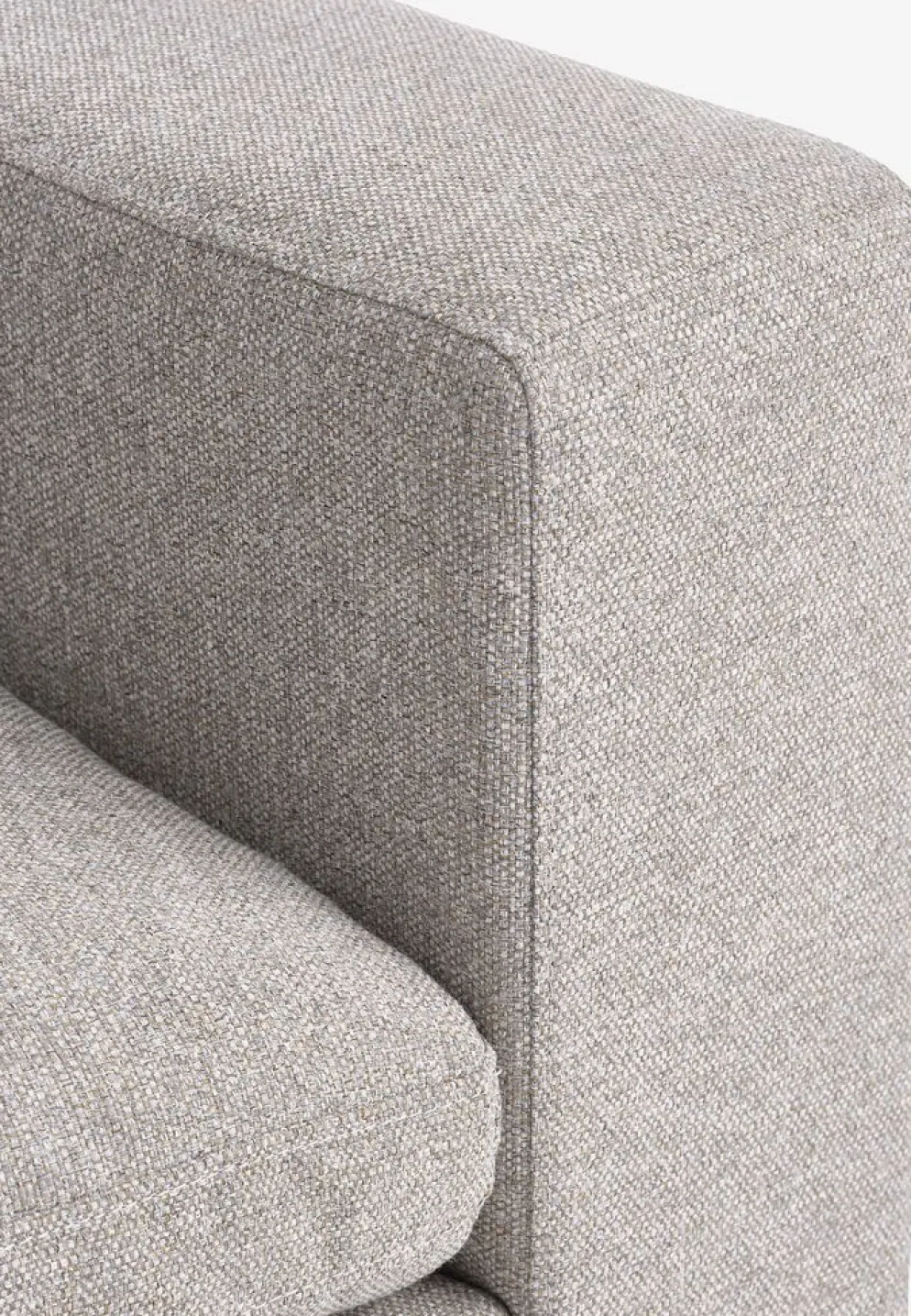 LYBYCanapé modulable LYBY 2 places tissu sable