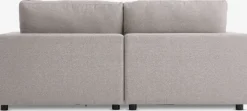 LYBYCanapé modulable LYBY 2 places tissu sable