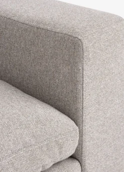 LYBYCanapé modulable LYBY 3 places tissu sable