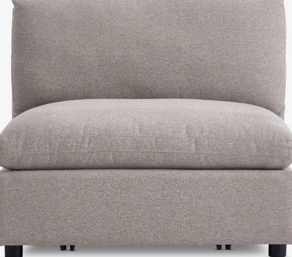 LYBYModule canapé LYBY central tissu sable
