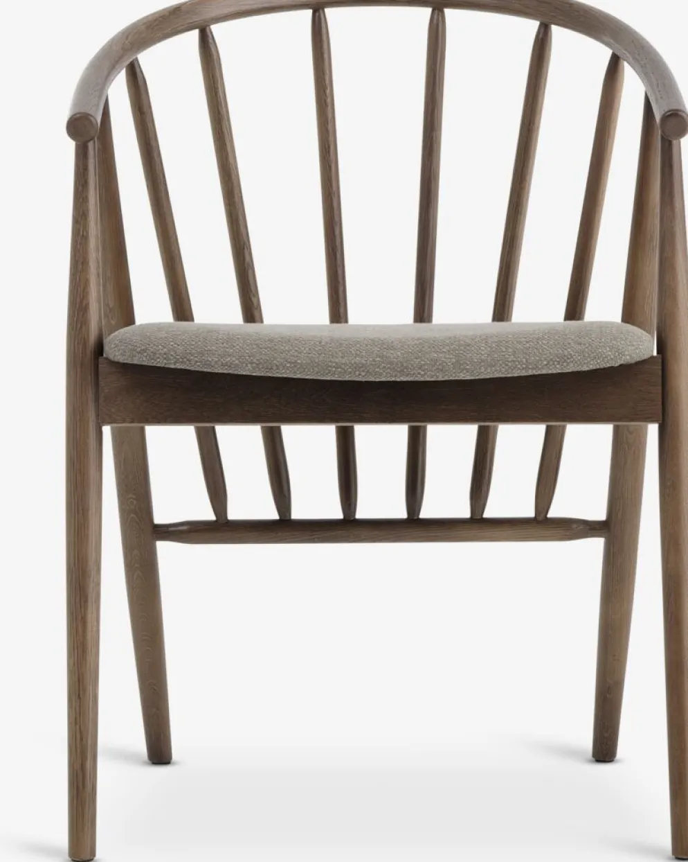 LYKSBORGChaise LYKSBORG chêne foncé/tissu sable foncé