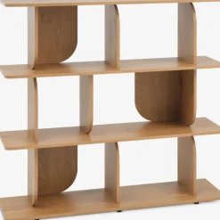 LYNGERUPÉtagère LYNGERUP 4 tablettes coloris chêne chaud