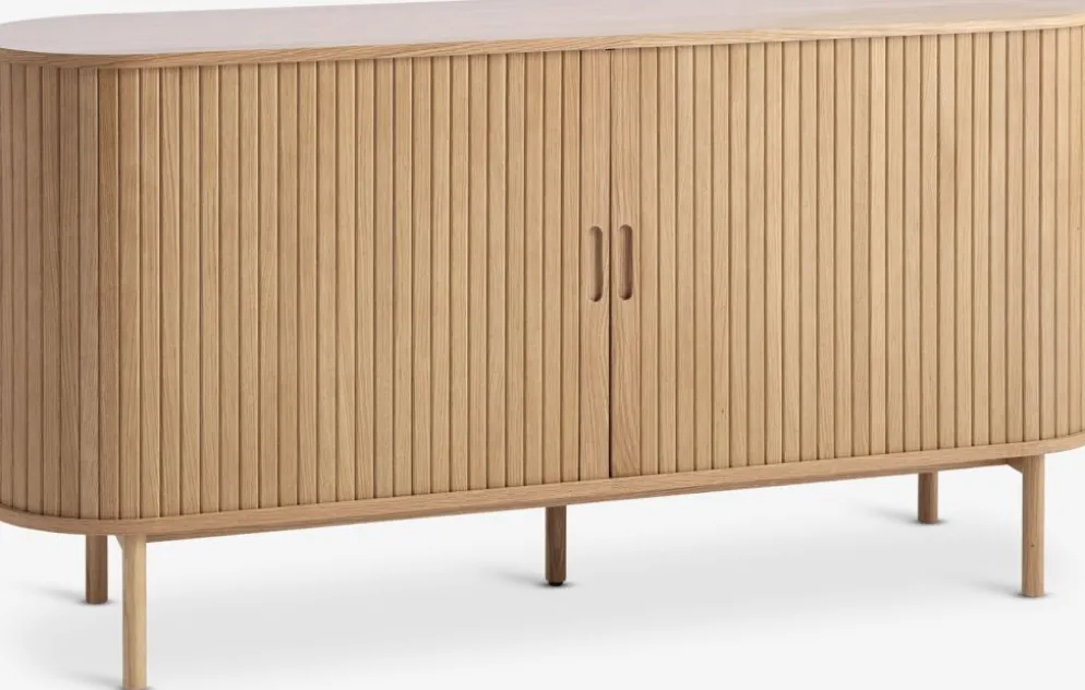 LYNGVIGBuffet LYNGVIG 160 cm 2 portes tambours chêne naturel