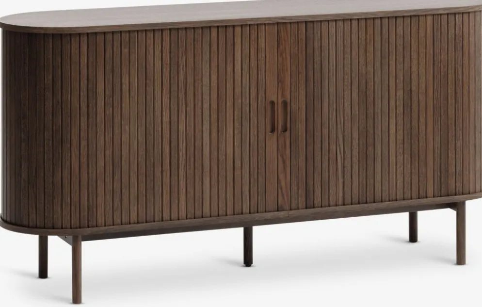 LYNGVIGBuffet LYNGVIG 160 cm 2 portes tambours chêne foncé