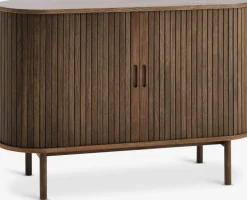 LYNGVIGBuffet LYNGVIG 120 cm 2 portes tambours chêne foncé