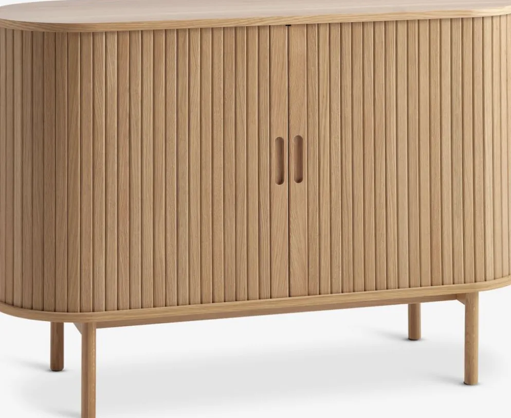 LYNGVIGBuffet LYNGVIG 120cm 2 portes tambours chêne naturel