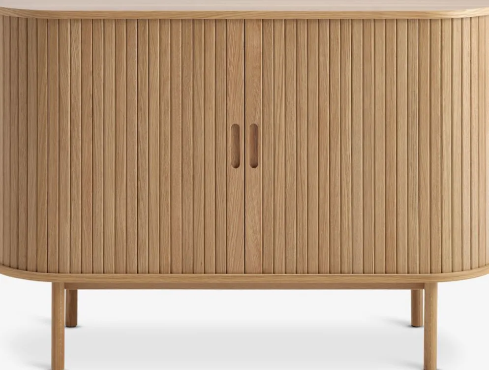 LYNGVIGBuffet LYNGVIG 120cm 2 portes tambours chêne naturel