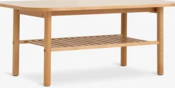 LYNGVIGTable basse LYNGVIG 60x110 a/tablette chêne naturel
